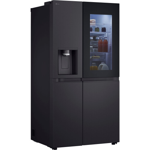LG GSGE91EVAC - Amerikaanse koelkast - Side-by-side 628 L InstaView - Essence Black Steel