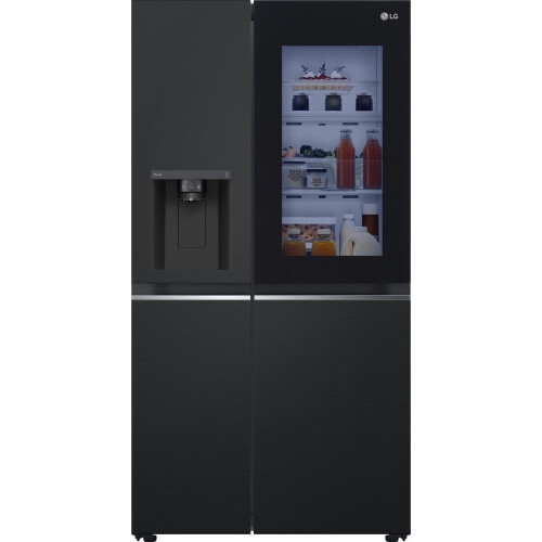 LG GSGV81EPLL - Amerikaanse koelkast - 635 liter - Water- en ijsdispenser - Zwart