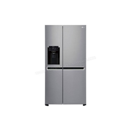 LG GSL7601PS - Side-by-Side Koelkast - IJs en Water Dispenser - 601L - Platinum Silver