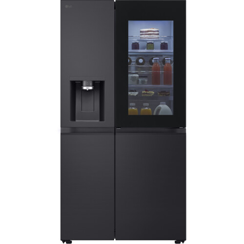 LG GSXE91EVAD - Vrijstaande Amerikaanse koelkast - 628 liter - Zwart