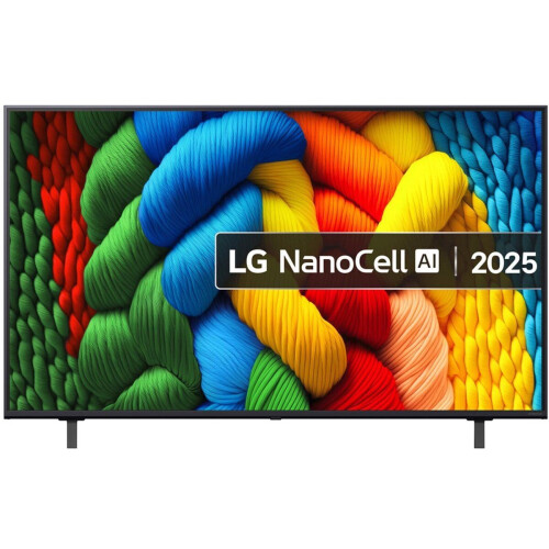 LG NANO80 (2025) - Smart TV 55"4K Ultra HD LED HDR D-LED NanoCell - Zwart