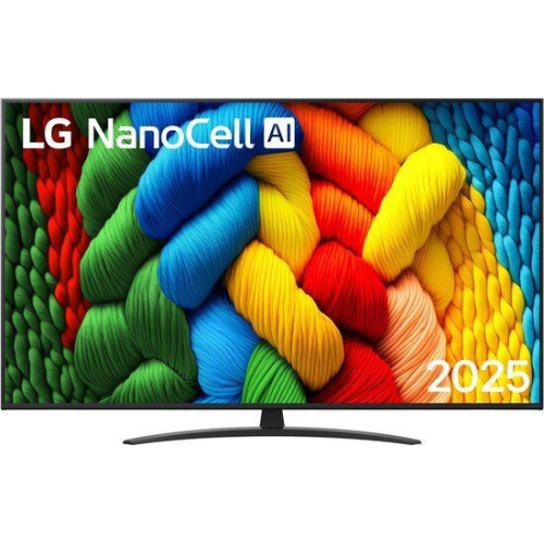 LG NanoCell AI 65NANO81A6A - 65"4K Ultra HD Smart TV - Wifi - Zwart