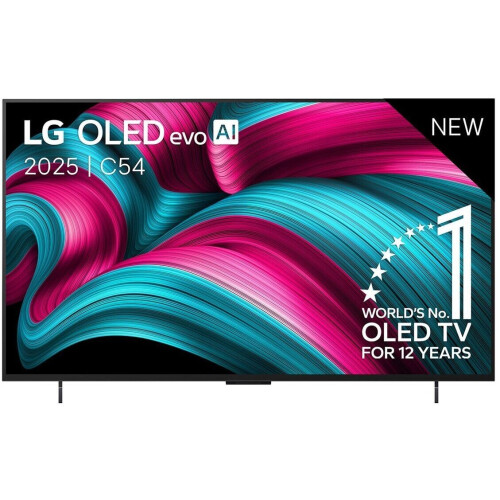 LG OLED evo C54 - Ultra HD TV - 4K 144Hz - Zwart
