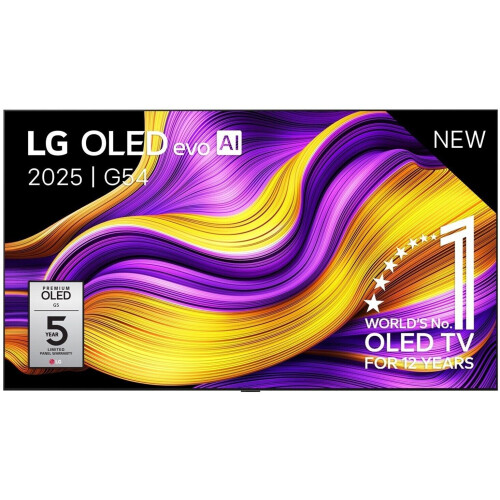 LG OLED65G54LW - Ultra HD - Brightness Booster Max - Zwart