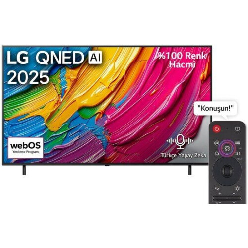 LG QNED AI 55QNED8EA6B - 4K Ultra HD Smart TV - 139,7 cm (55") - Zwart Tweedehands