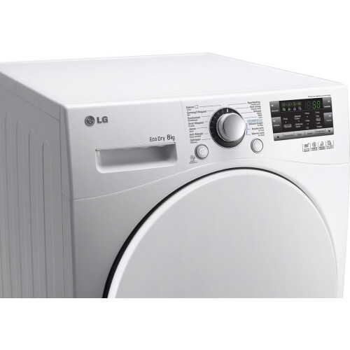 Lg Rc7055ah1m - Warmtepompdroger - 7 Kg - 65 Db - Energieklasse A++ | Tweedehands (Refurbished)