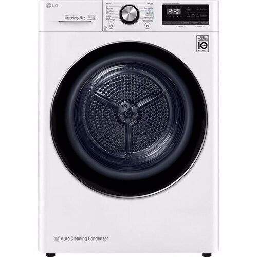 Lg Rc90v9av3q - Warmtepompdroger - 9 Kg - Thinq & Auto Cleaning Condensor - 62 Db - Energieklasse A+++ | Tweedehands (Refurbished) Tweedehands