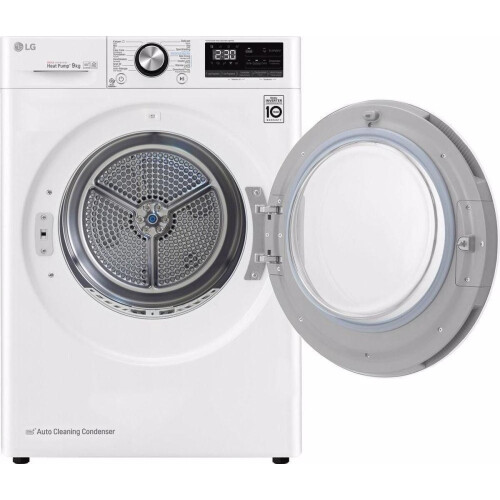 Lg Rc90v9av3q - Warmtepompdroger - 9 Kg - Thinq & Auto Cleaning Condensor - 62 Db - Energieklasse A+++ | Tweedehands (Refurbished)