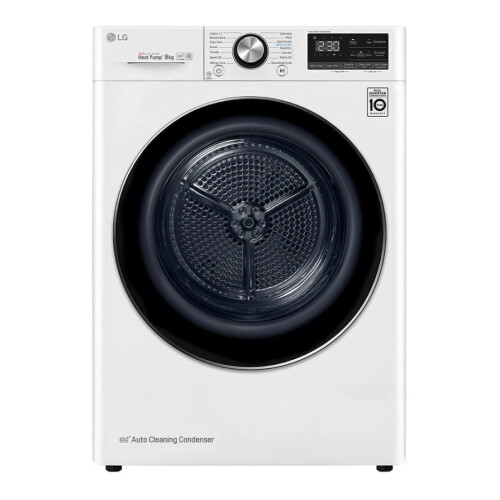 LG RC90V9AV3Q - Warmtepompdroger - A+++ energieklasse - 9 kg - Wit Tweedehands