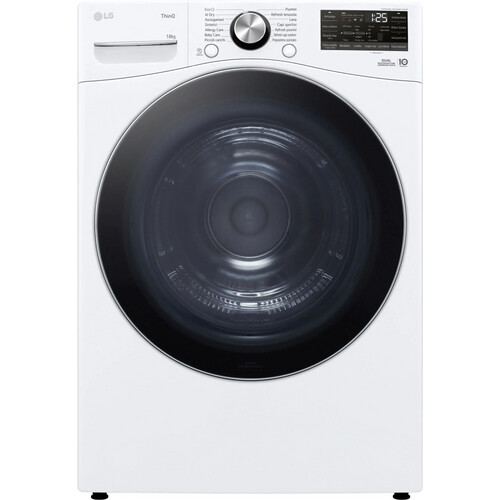 Lg Rh18u8avcw - Warmtepompdroger - 18 Kg - Dual Inverter Heat Pump - 63 Db - Energieklasse D - Wit | Nieuw (outlet) Tweedehands