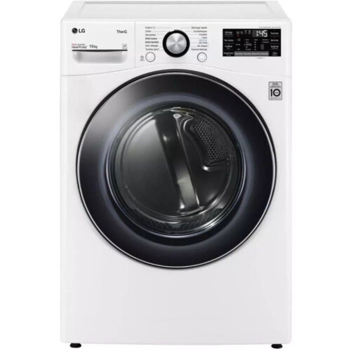 LG RH6P12WH - Wasdroger - Vrijstaand - Voorbelading 16 kg - A+++ - Wit