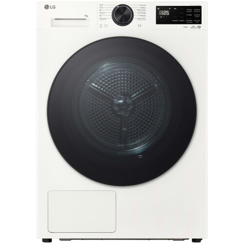 LG RHX5009TWB - Warmtepompdroger - 9 kg - Energieklasse B - 62 dB Tweedehands