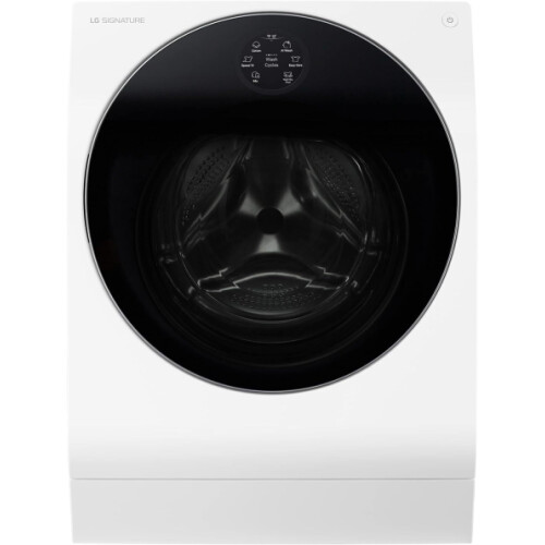 LG Signature LSWD100X - Was-droogcombinatie 12 kg wassen 7 kg drogen 1550 tpm AI Wash Stoomfunctie Wit Tweedehands