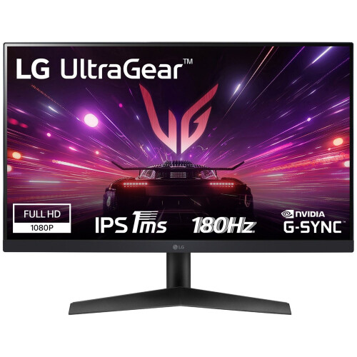 LG UltraGear 24GS60F-B - Gaming Monitor - 180Hz 1ms IPS HDR10 - Zwart Tweedehands