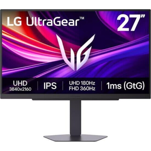 LG UltraGear 27G810A-B UHD 4K - IPS Gaming Monitor - Dual-Mode 180Hz/360hz - 1ms - DisplayHDR 400 - Tweedehands