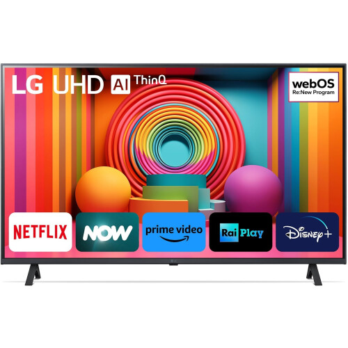 LG UR75 - LED 4K Ultra HD TV 43" - Smart TV - Zwart (2023)