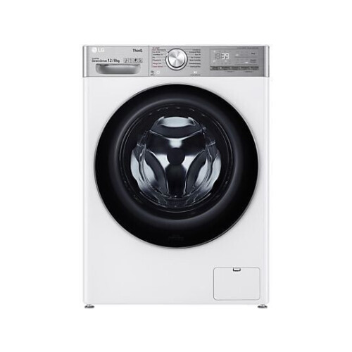 LG V9WD128H2 - Was-droogcombinatie - 12 kg wassen 8 kg drogen - Wit