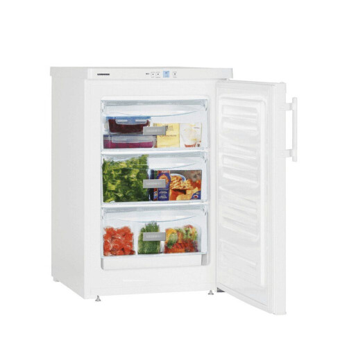 Liebherr GP121321 - Vrijstaande vrieskast - 98 liter - 3 vriesladen - FrostProtect - FrostSafe - SuperFrost - VarioSpace - LCD digitaal temperatuurdisplay
