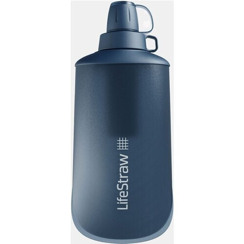 Lifestraw Peak Series Collapsible Squeeze Bottle 650ml Mountain Drinkfles Blauw Tweedehands