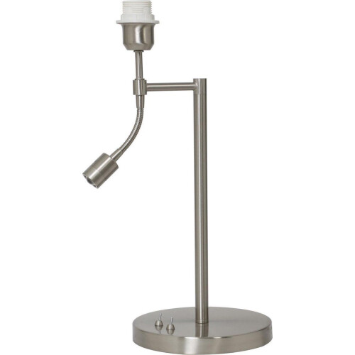 Light & Living CALGARY - Lampvoet - E27 - Zilver - 20 x 20 x 46 cm