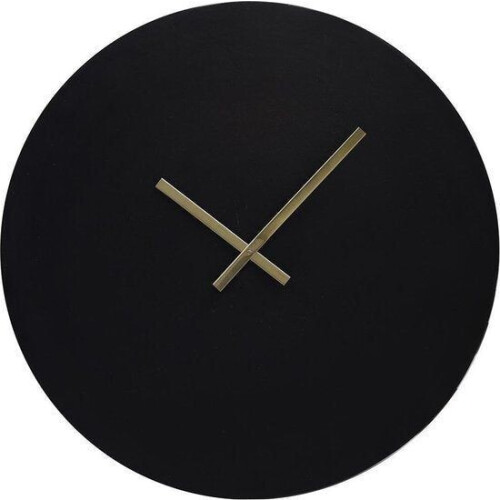 Light&Living Licola - Wandklok -Ø59cm - Zwart Tweedehands