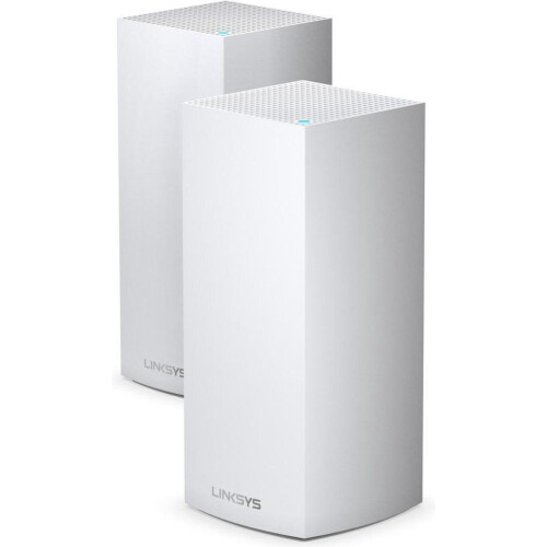 Linksys Velop MX10600 - Mesh WiFi - WiFi 6 - 5300 Mbps - Tri-Band - Wit (2-pack) Tweedehands