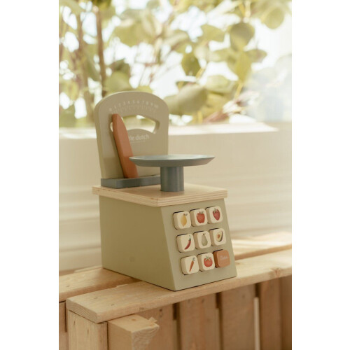 Little Dutch Weegschaal - Houten speelweegschaal - Groen