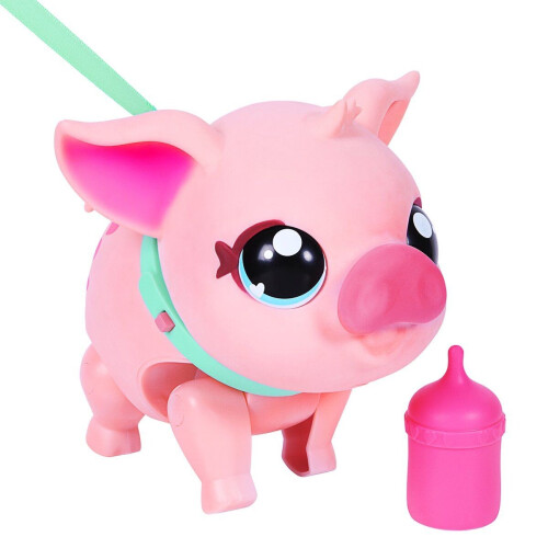 Little Live Pets - My Pet Pig - Interactief Biggetje Piggly - Inclusief halsband en drinkfles Tweedehands