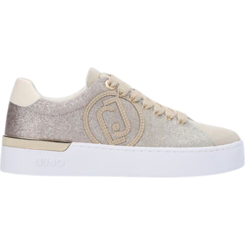 Liu Jo All over glitter Dames Sneakers - Gold/Bronze - Maat 35 Tweedehands
