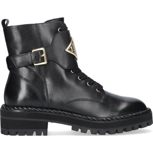 Liu Jo Pink 127 - Dames Veterboots - Zwart Gladleer - Maat 38