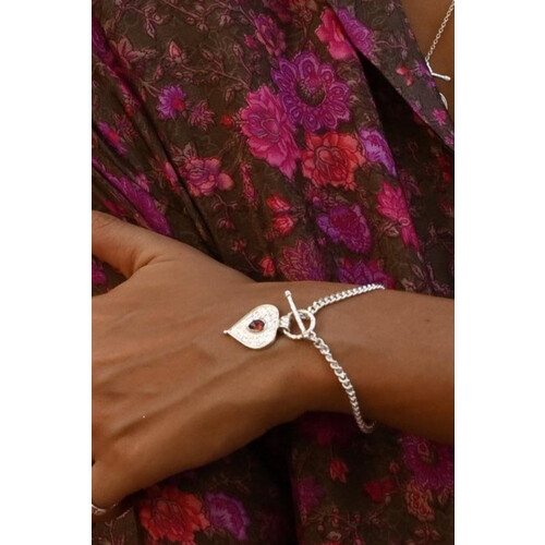 Loft and Daughter dames vegan Armband Love Is The Highest Vibration Zilver Tweedehands