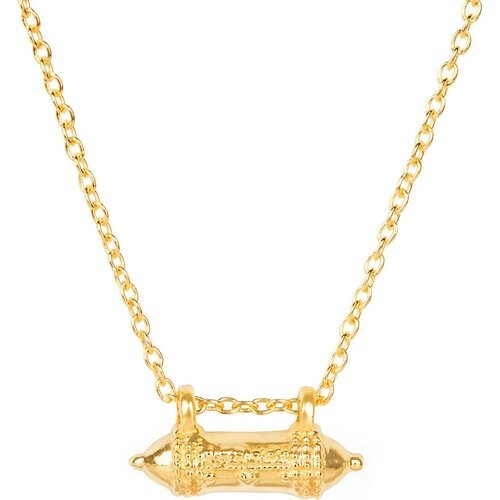 Loft and Daughter dames vegan Ketting Floating Amulet Verguld