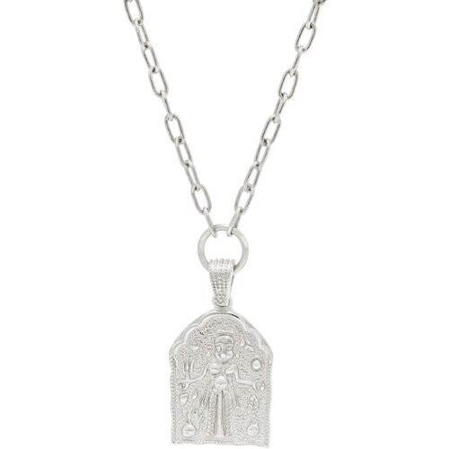 Loft and Daughter dames vegan Ketting Kali Amulet Hanger Zilver Tweedehands