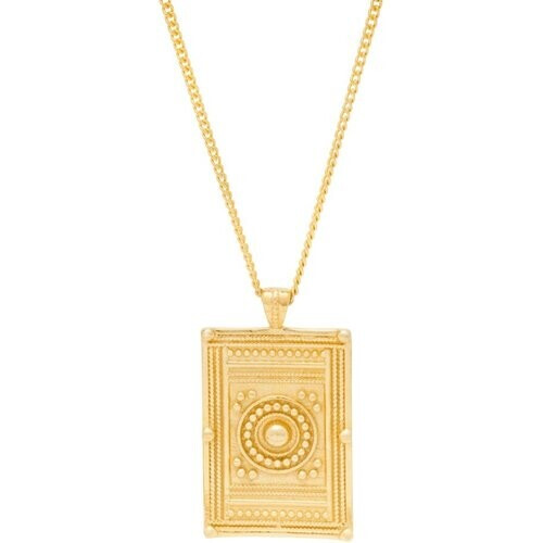 Loft and Daughter dames vegan Ketting Kasha Hanger Goud Tweedehands