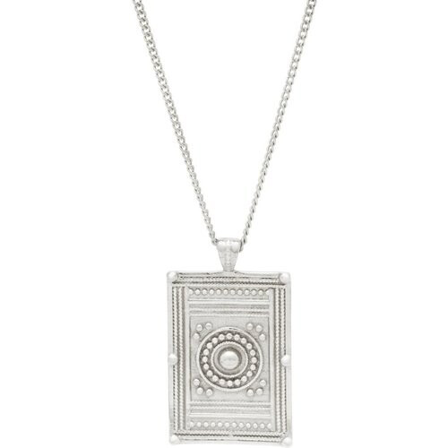 Loft and Daughter dames vegan Ketting Kasha Hanger Zilver Tweedehands