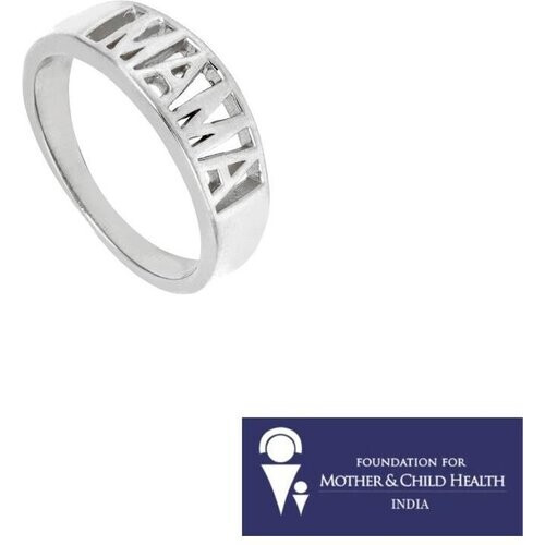 Loft and Daughter unisex vegan Ring Mama Zilver