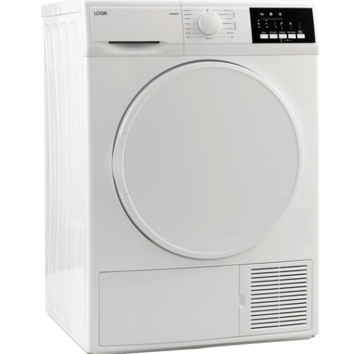 Logik Lhp8w23 - Warmtepompdroger - 8 Kg - Energieklasse A++ - Wit | Tweedehands (Refurbished)
