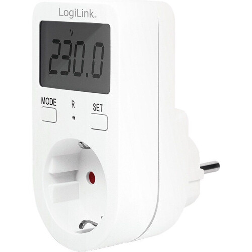 LogiLink EM0002A - Energiekostenmeter AC - Maximaal vermogen 3680 W - Wit
