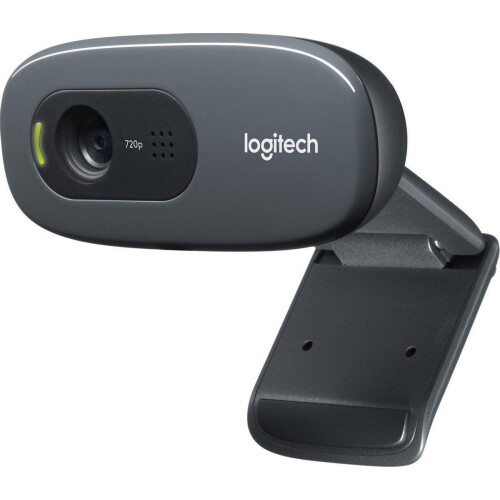 Logitech C270 - HD Webcam - 720p - 3MP - Grijs Tweedehands