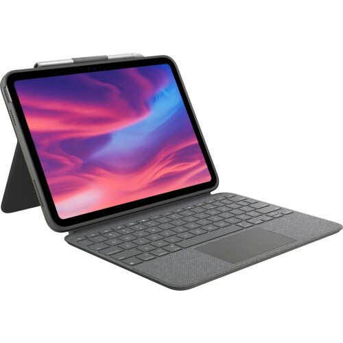 Logitech Combo Touch - Toetsenbordcase met Trackpad - 4 Gebruiksmodes - Grijs