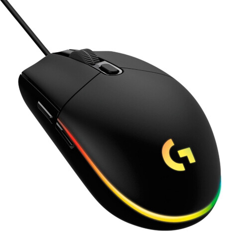 Logitech G203 LIGHTSYNC - Bedrade Gaming Muis - 8000dpi RGB verlichting - Zwart Tweedehands