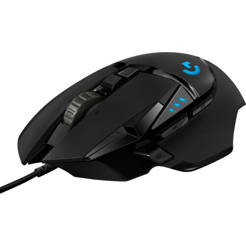 Logitech G502 HERO - Bedrade Gaming Muis - 25.600 DPI - Zwart Tweedehands