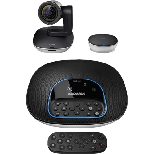 Logitech Group - Webcam - 1920x1080 Full HD - Zwart