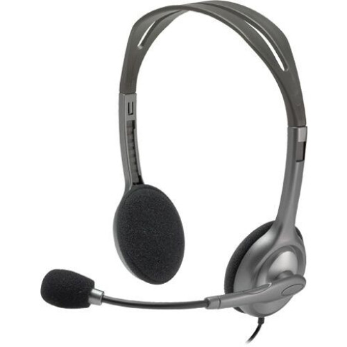 Logitech H111 - Headset - Stereo geluid - Grijs