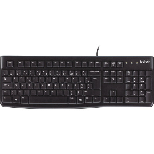 Logitech K120 - Toetsenbord - AZERTY - Zwart