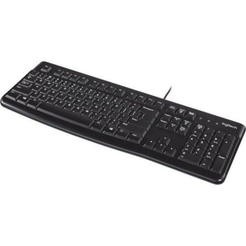 Logitech K120 - Toetsenbord - Bedraad USB-A - QWERTY US ANSI - Zwart