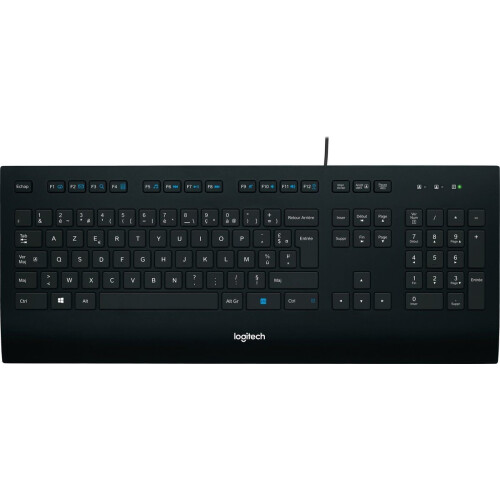 Logitech K280e - Toetsenbord - Verstevigde behuizing en handsteun - Zwart
