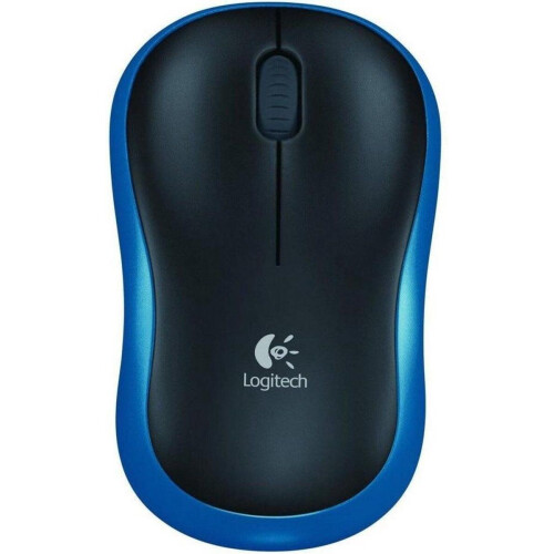 Logitech M185 - Draadloze Muis - 12 maanden batterijduur - Blauw