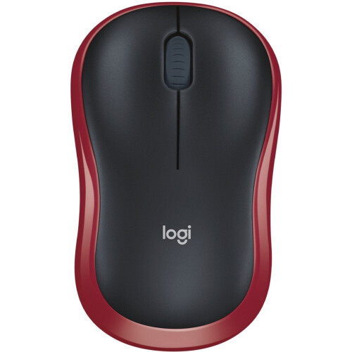 Logitech M185 - Draadloze Muis - 12 maanden batterijduur - Rood