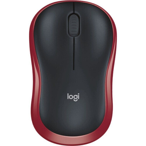 Logitech M185 - Draadloze Muis - 2.4GHz - Rood Tweedehands